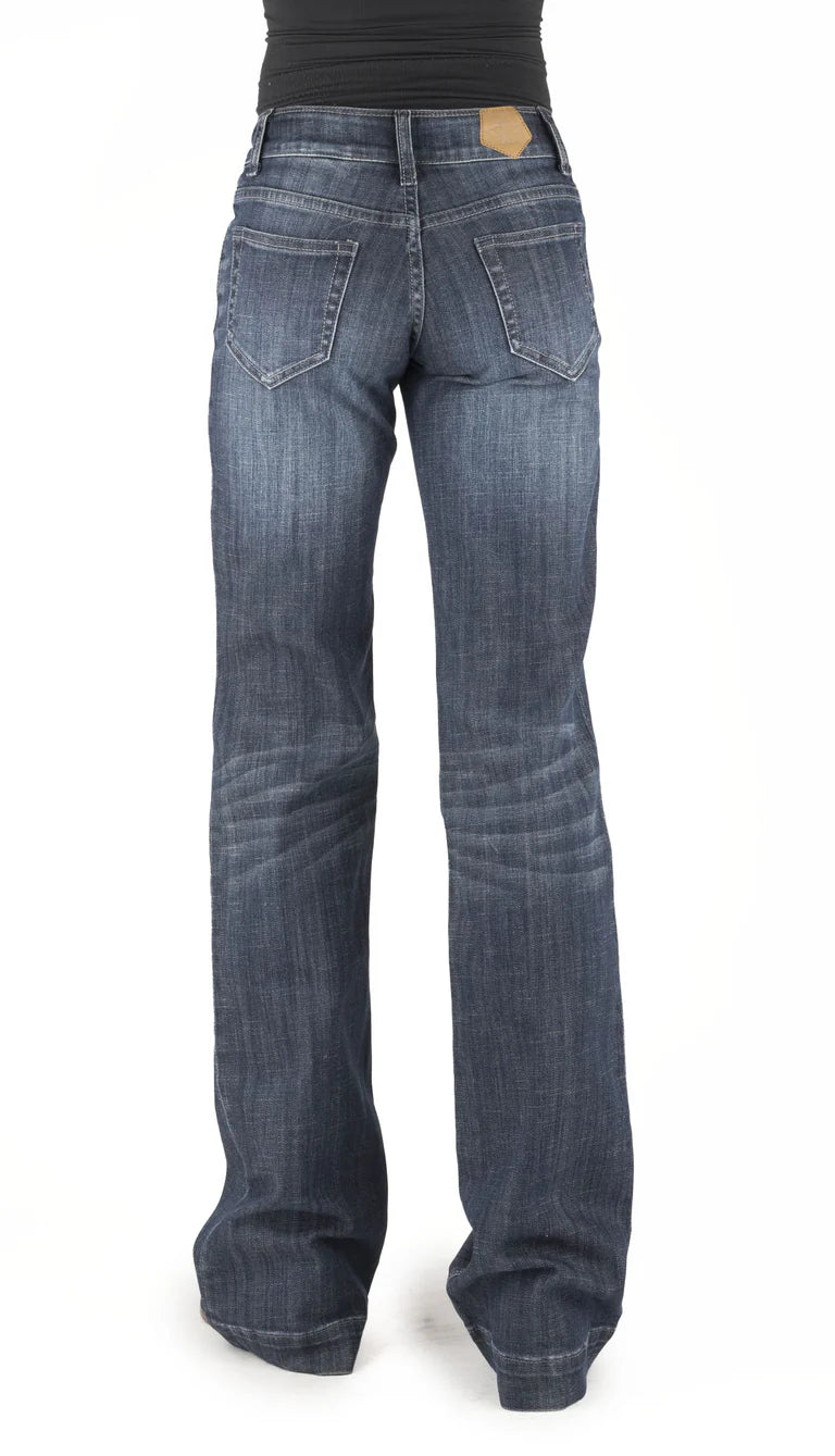 Tin Haul Womens Denim - Ella Trouser Plain Blue