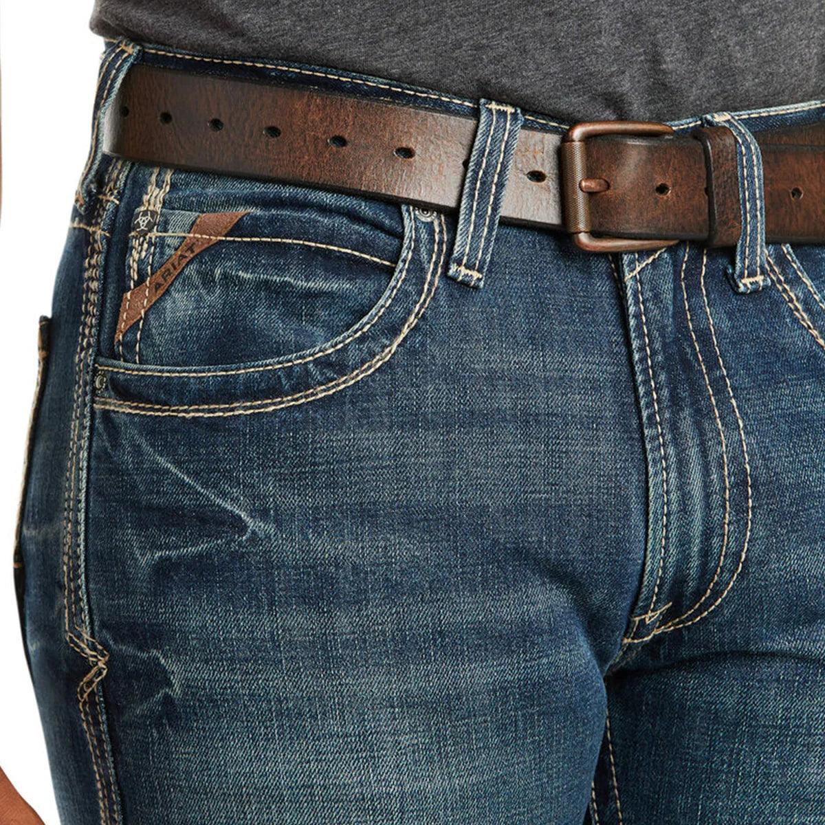 Ariat Mens M5 Slim Boundary Stackable Straight Leg