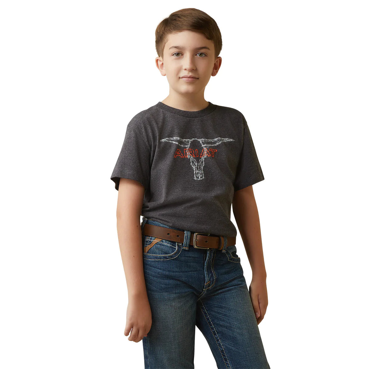 Ariat Boys Barbed Wire Steer T-Shirt
