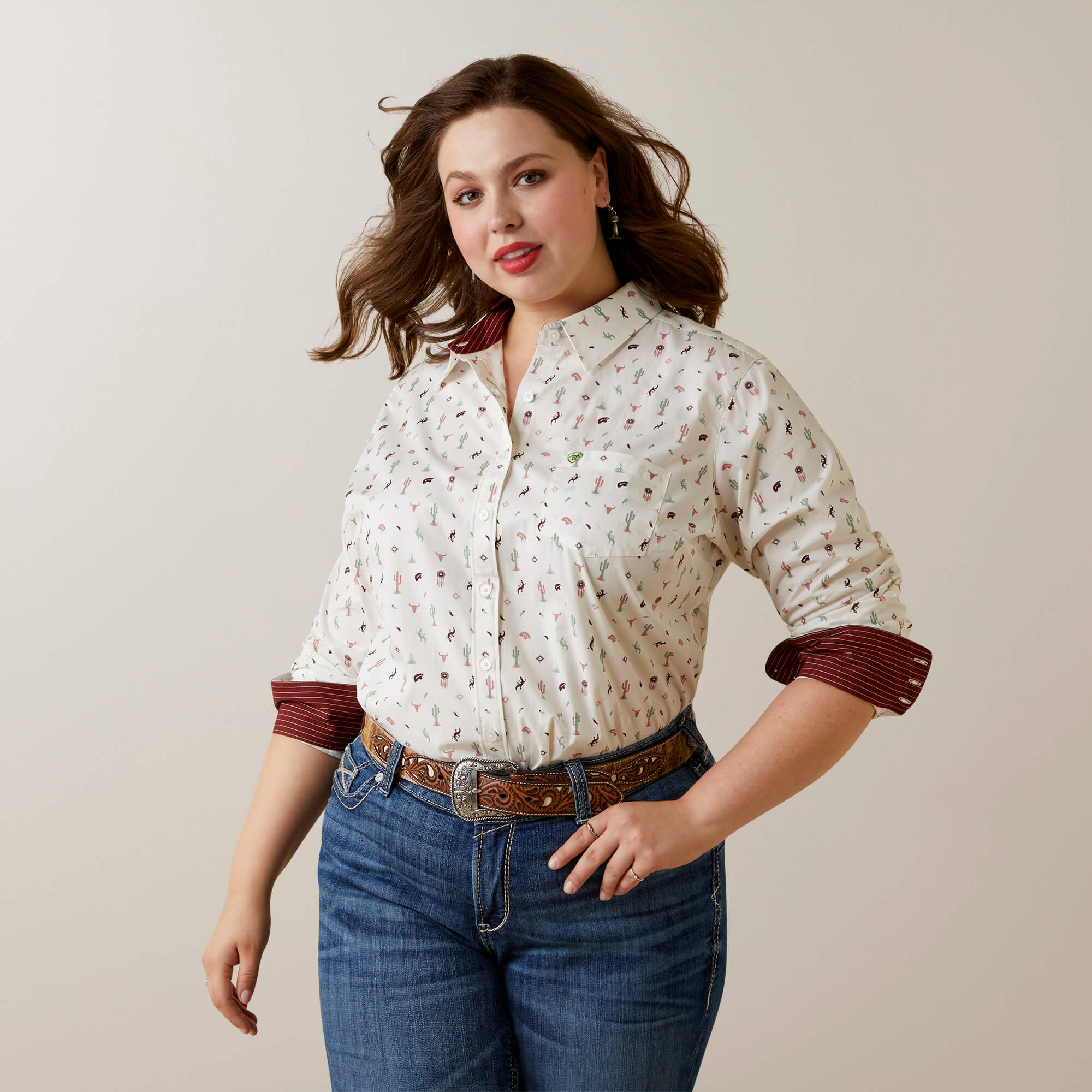 Ariat Womens Kirby Stretch Shirt | Santa Fe