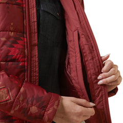 Ariat Womens Crius Insulated Jacket | Burnt Rose