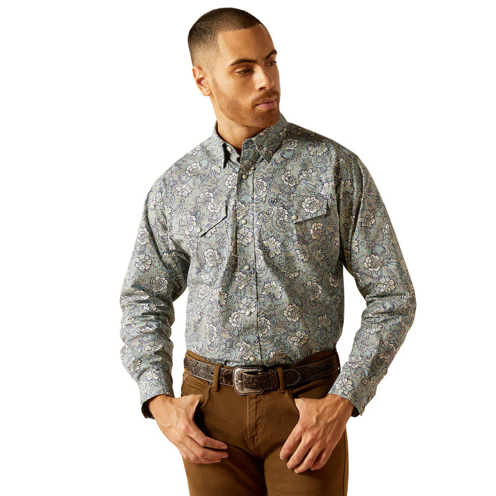 Ariat Mens Rocky LS Shirt | Khaki