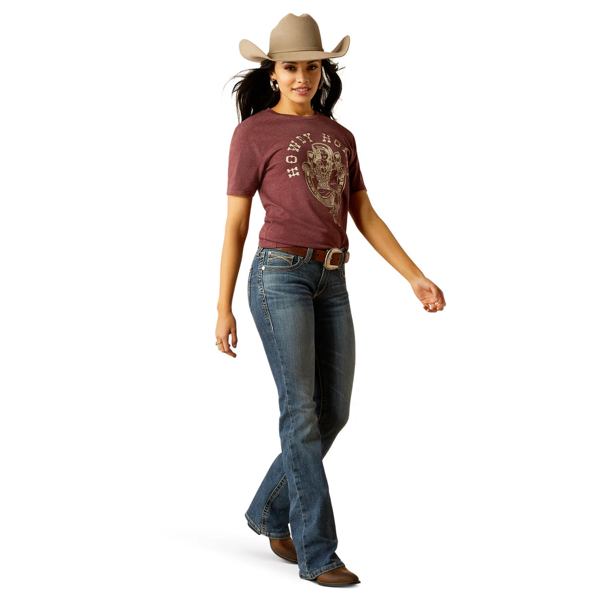 Ariat Women's Mid Rise Boot Cut Amora Jeans