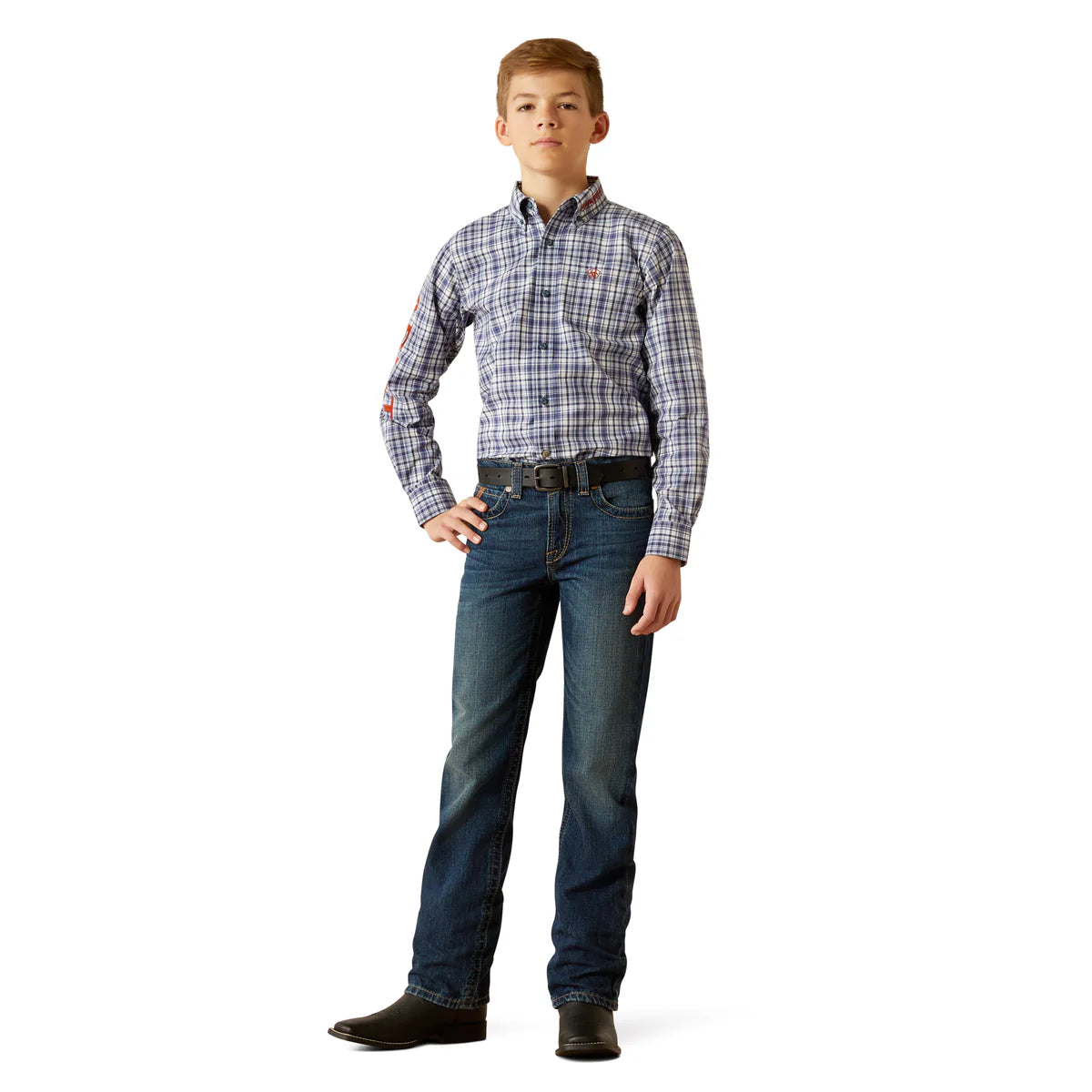 Boys Ariat B5 Slim Nate Straight Leg Jeans