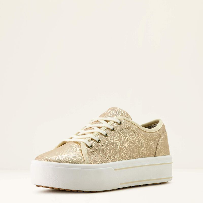 Ariat Ladies Skylar Shoe - Pearl Floral Emboss