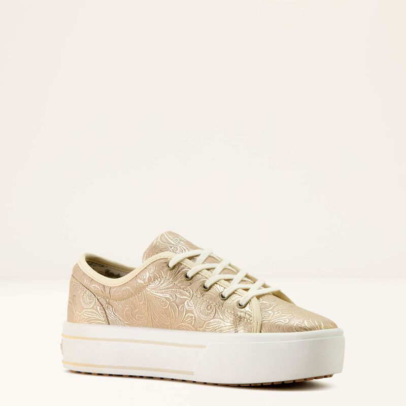 Ariat Ladies Skylar Shoe - Pearl Floral Emboss