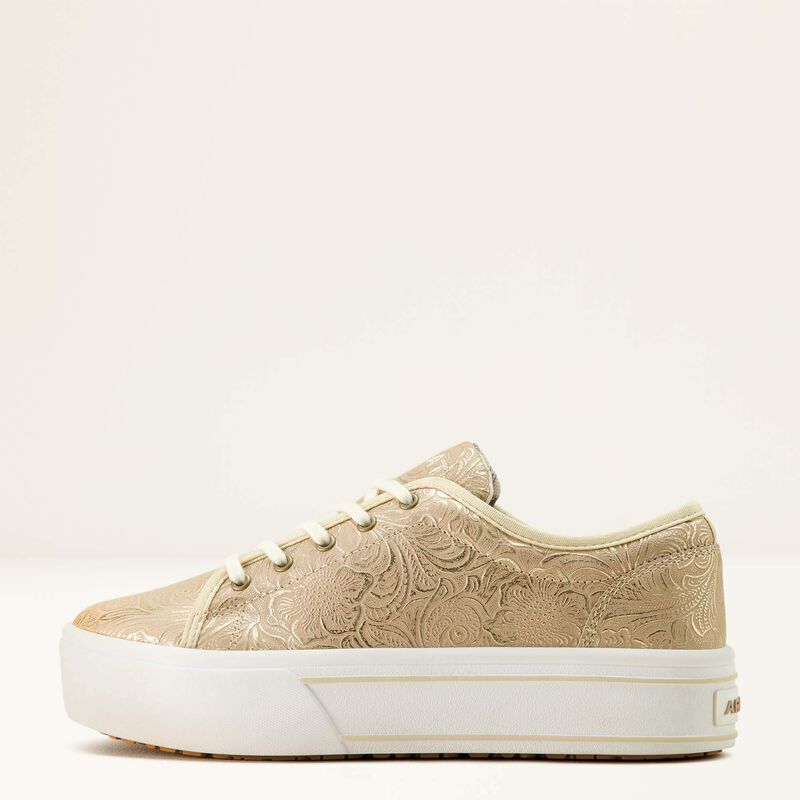 Ariat Ladies Skylar Shoe - Pearl Floral Emboss