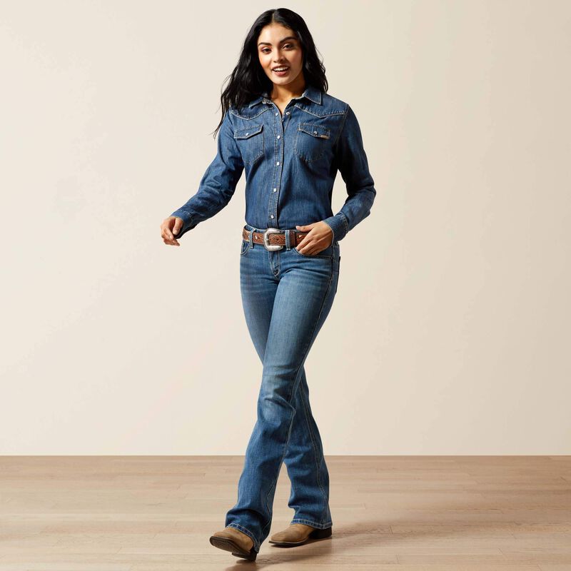 Ariat Womens Mid Rise Boot Cut | Aisha Ithica