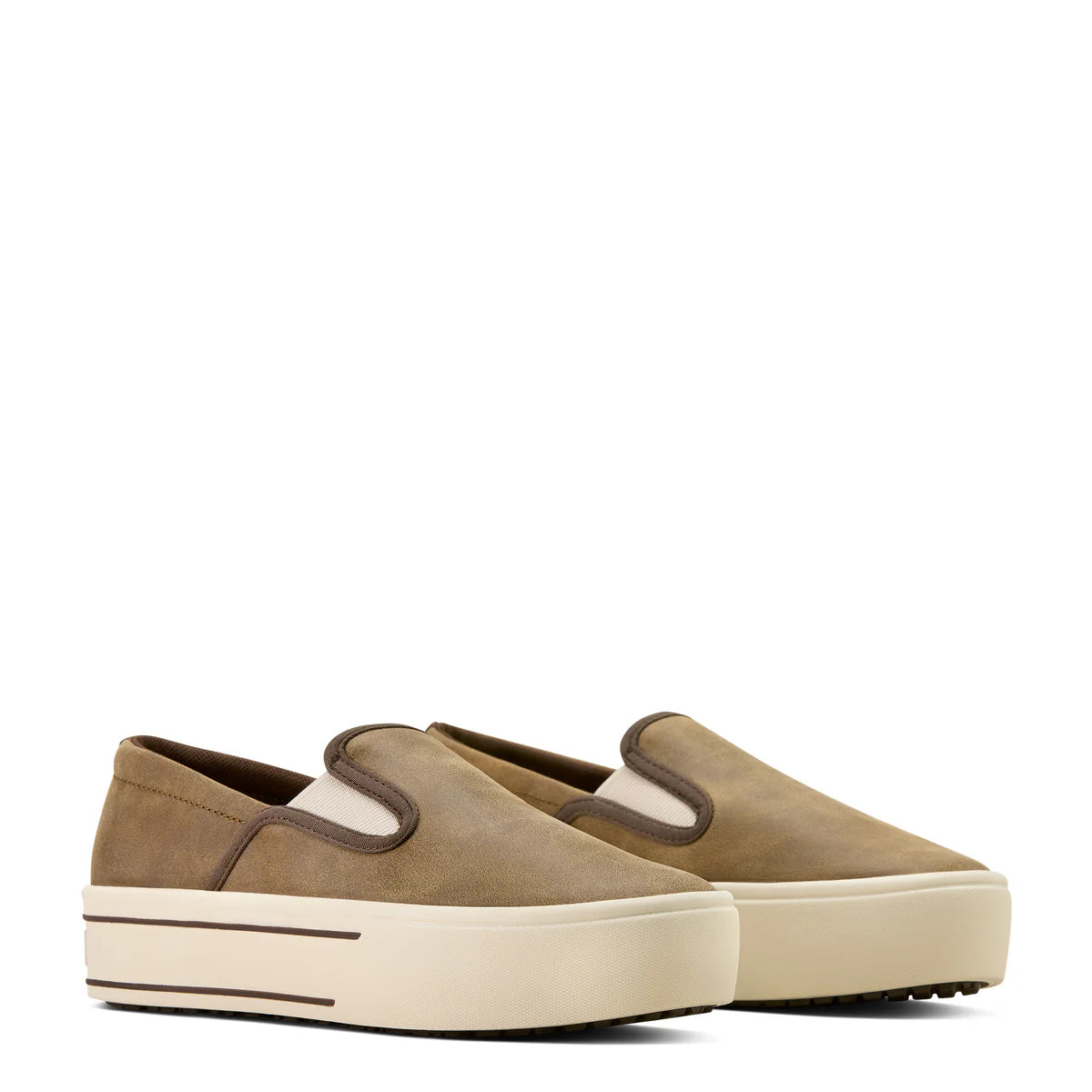 Women's Ariat Skylar Slip On Shoe - Brown Bomber