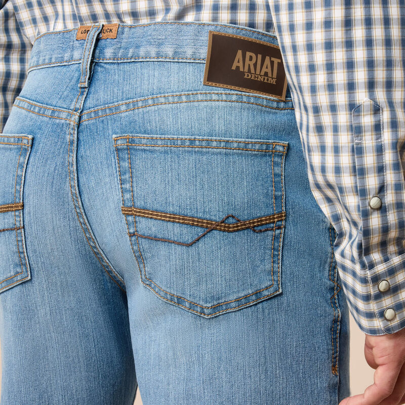 Ariat Mens M4 Relaxed Straight Cut Jeans - Tobias Doyle (Light Wash)