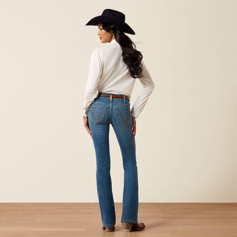 Ariat Womens Mid Rise Boot Cut Esti Ithica Jeans