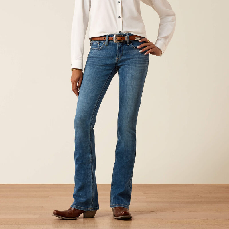 Ariat Womens Mid Rise Boot Cut Esti Ithica Jeans
