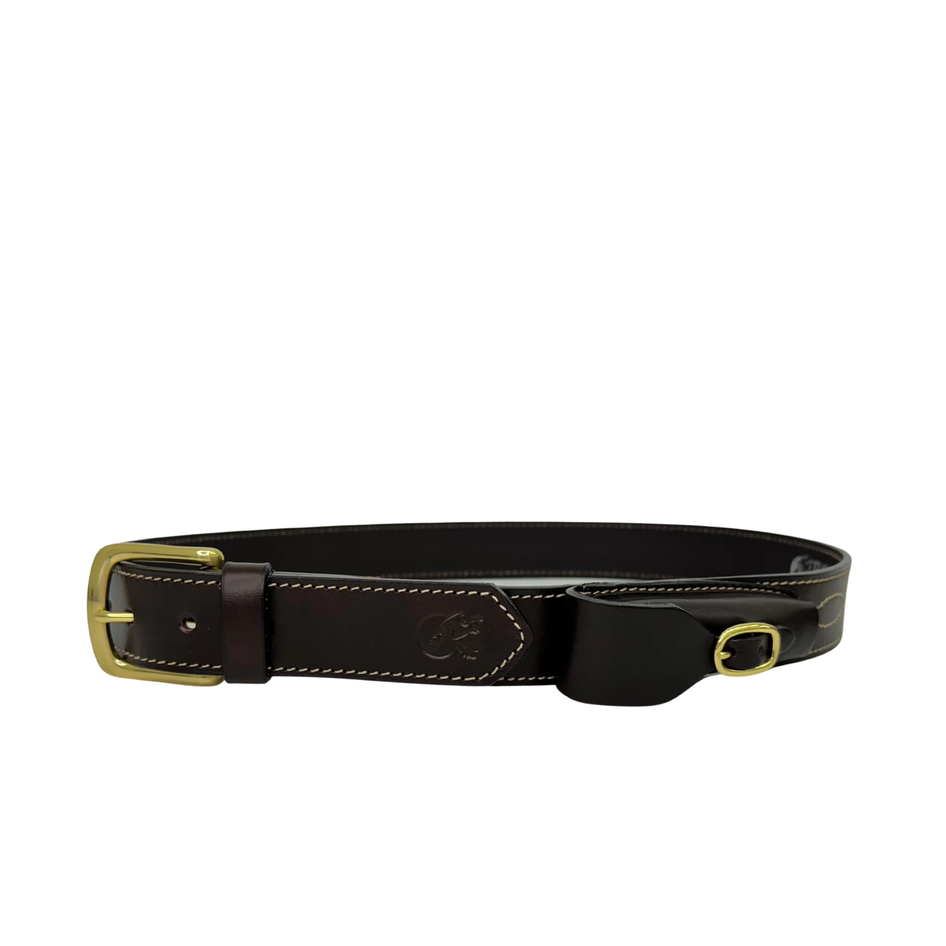 Boss Cocky Cattleman Belt with Buckle Knife Pouch