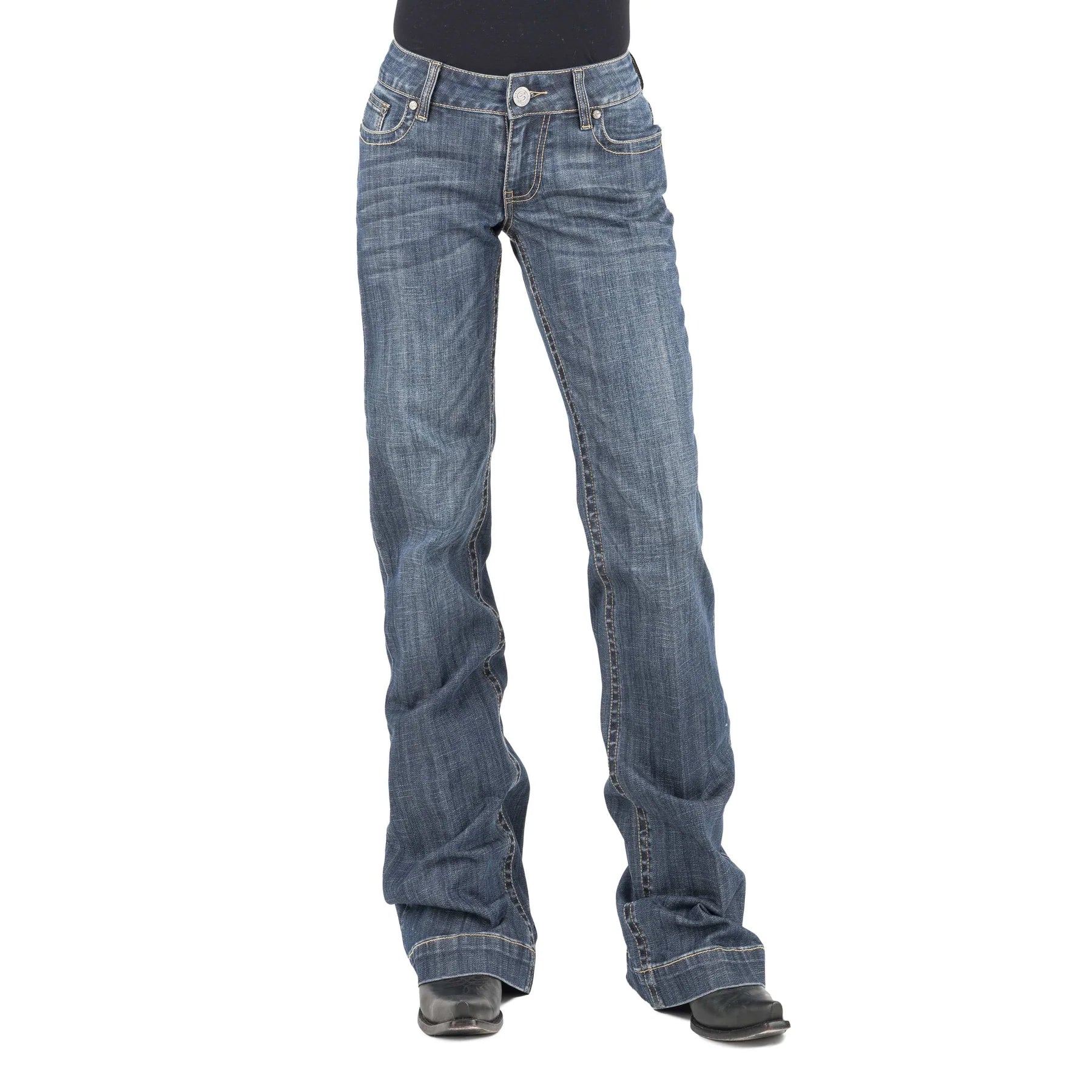 Stetson Women's Jeans 214 Trouser Fit V Stiching Pocket