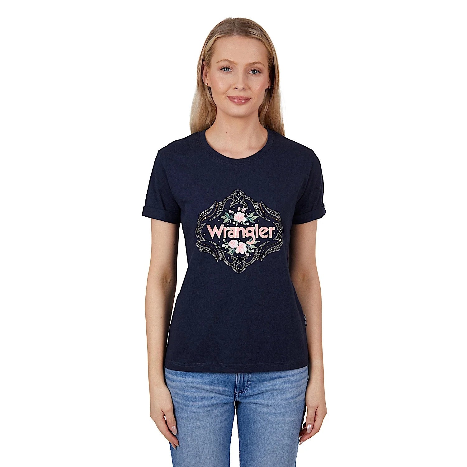 Wrangler Women's Darcy Tee- Navy