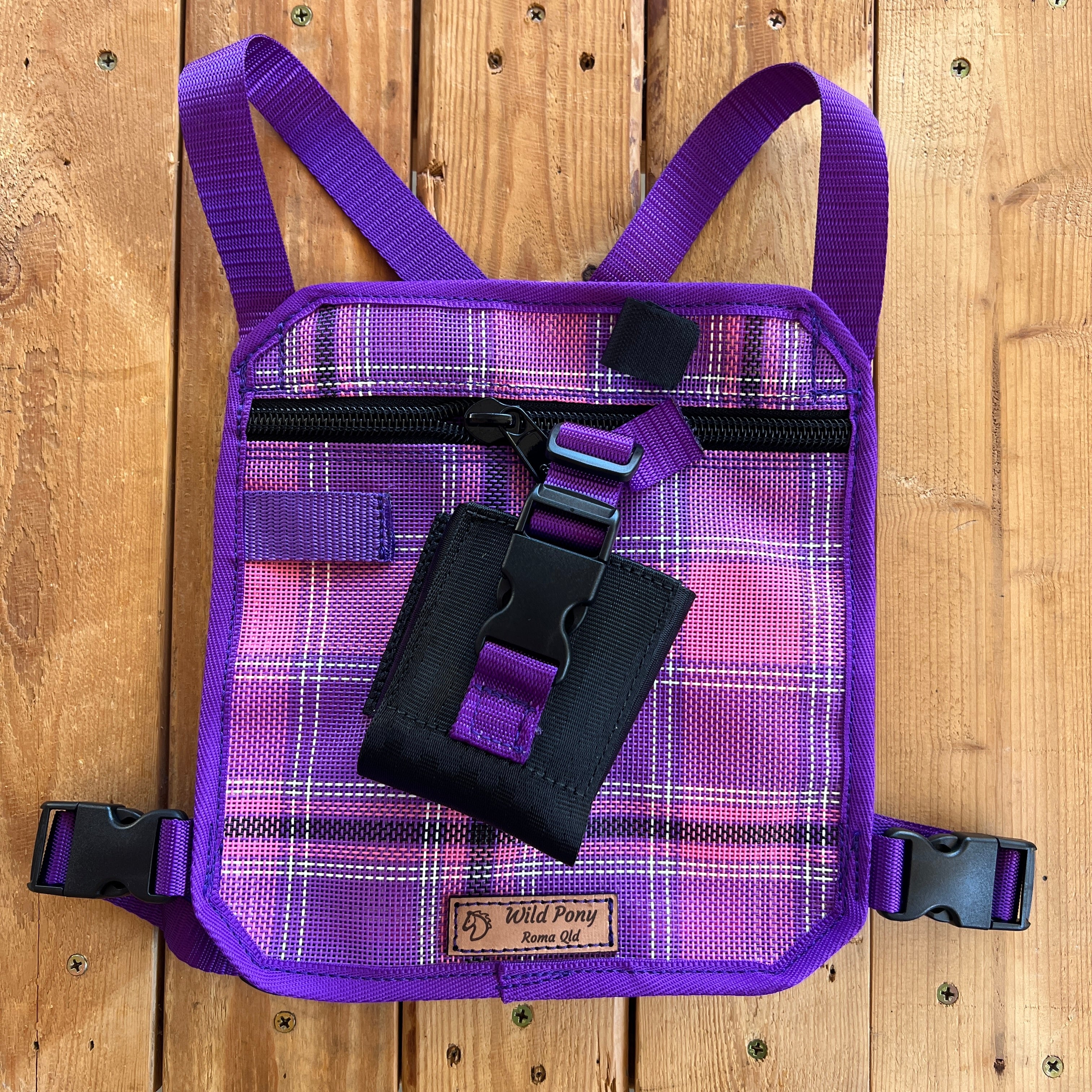 HTS 2 Way/UHF Radio Holder Pouch & Harness