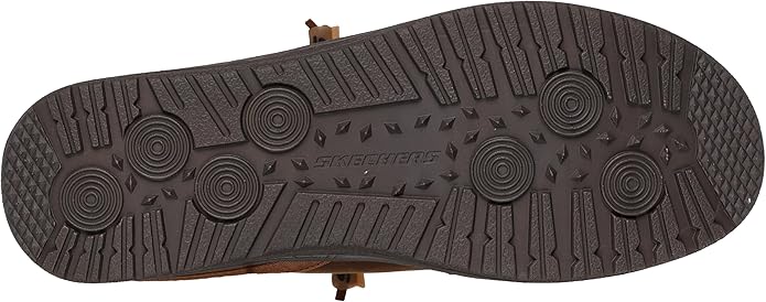 Sketchers Melson Edrick Slip on Shoe - Dark Brown