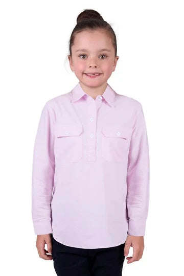 Girls Hard Slog Brooks Long Sleeve Shirt - Pink