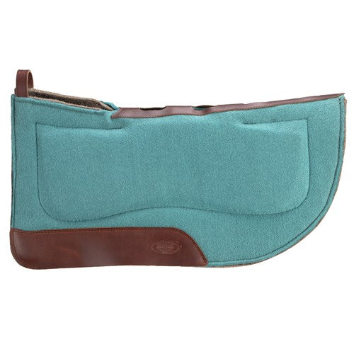 Fort Worth Felt Barrel Saddle Pad w/Contoured Built Up - 30" x 30"
