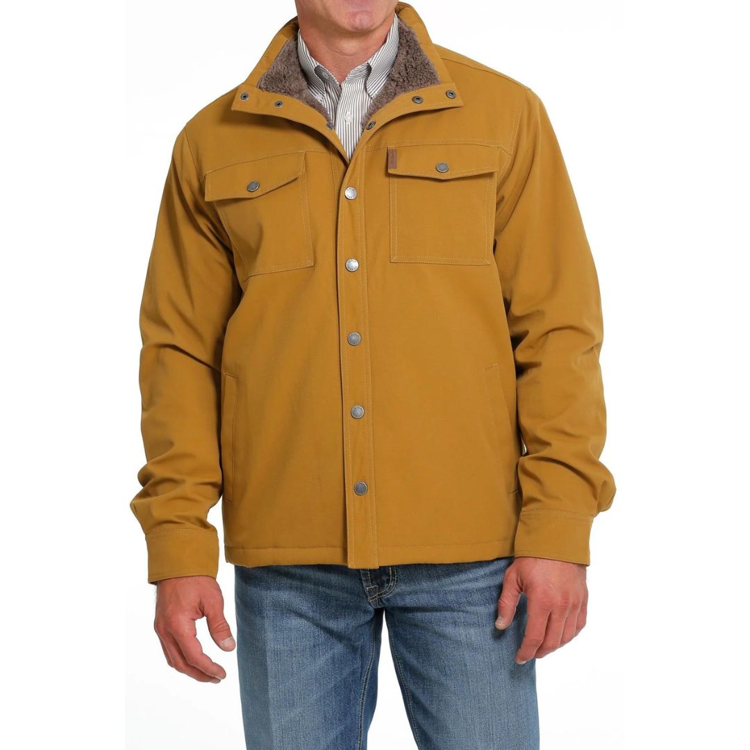 Cinch Mens Canvas Ranch Jacket Brown