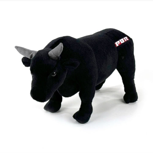 PBR Bull Plush 14" | Black