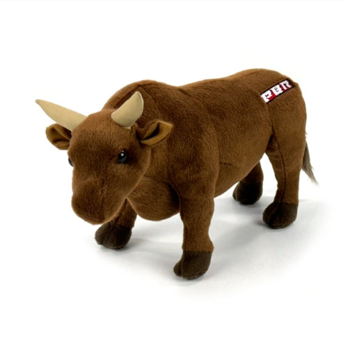 PBR Bull Plush 14" | Brown