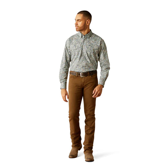 Ariat Mens Rocky LS Shirt | Khaki