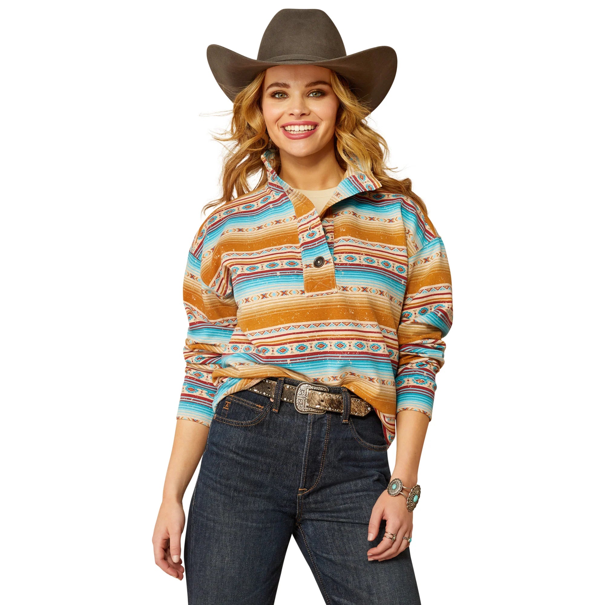 Ariat Womens Hometown Sweatshirt | Fallon Serape
