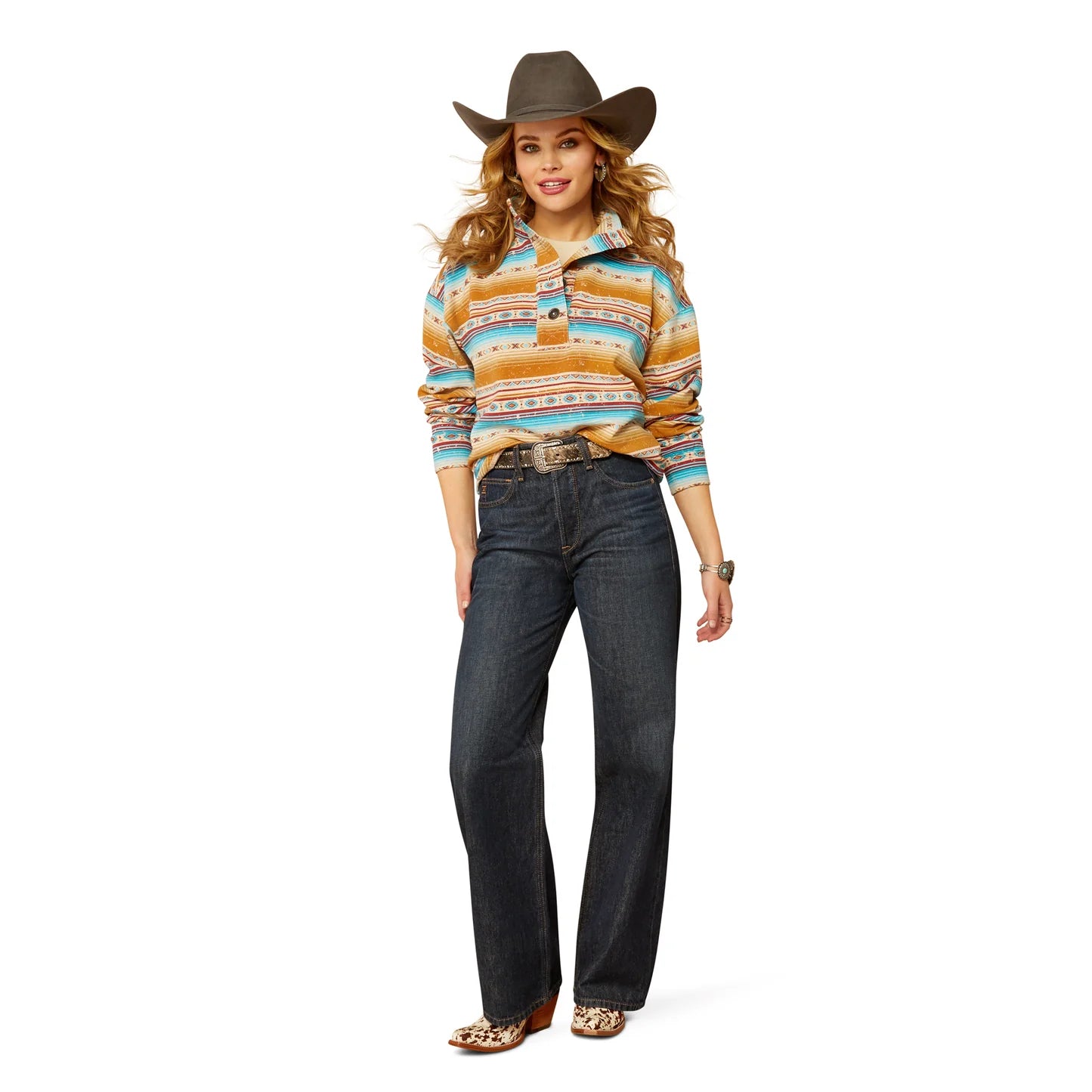 Ariat Womens Hometown Sweatshirt | Fallon Serape