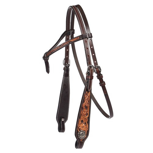 Fort Worth Michigan Knotted Brow Headstall