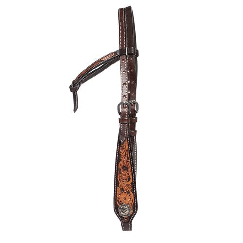 Fort Worth Michigan Knotted Brow Headstall