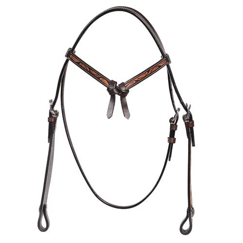 Fort Worth Michigan Knotted Brow Headstall