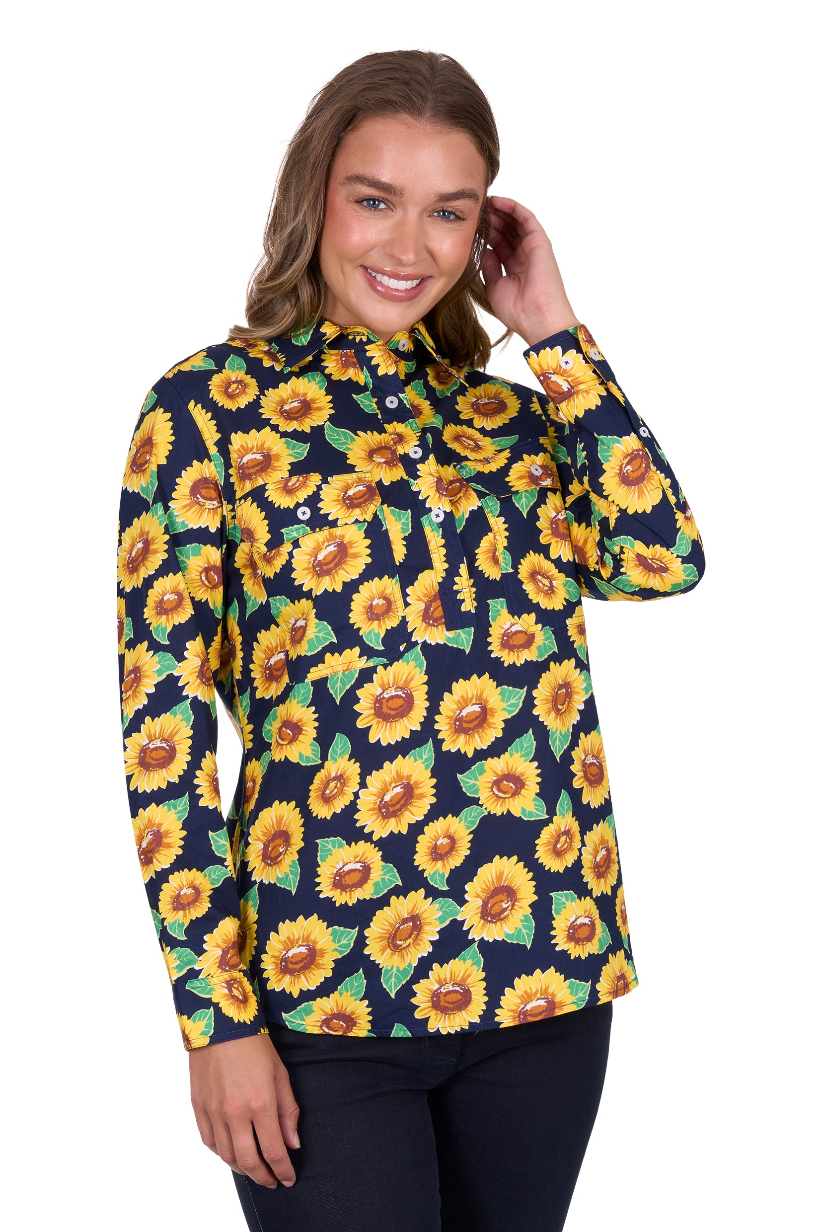 Hard Slog Womens Ally 1/2PLKT Shirt