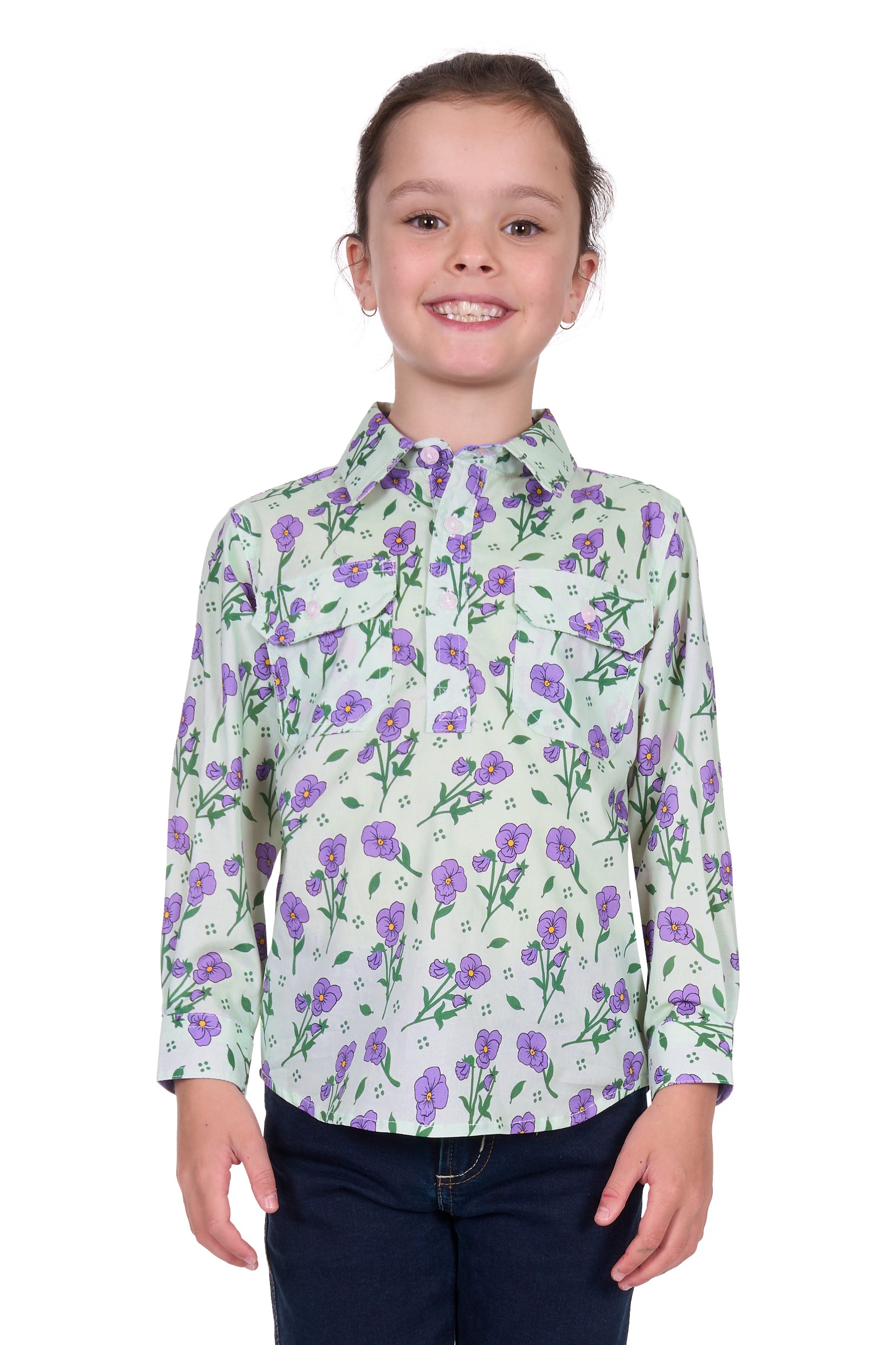 Hard Slog Kids Lynn 1/2PLKT Shirt