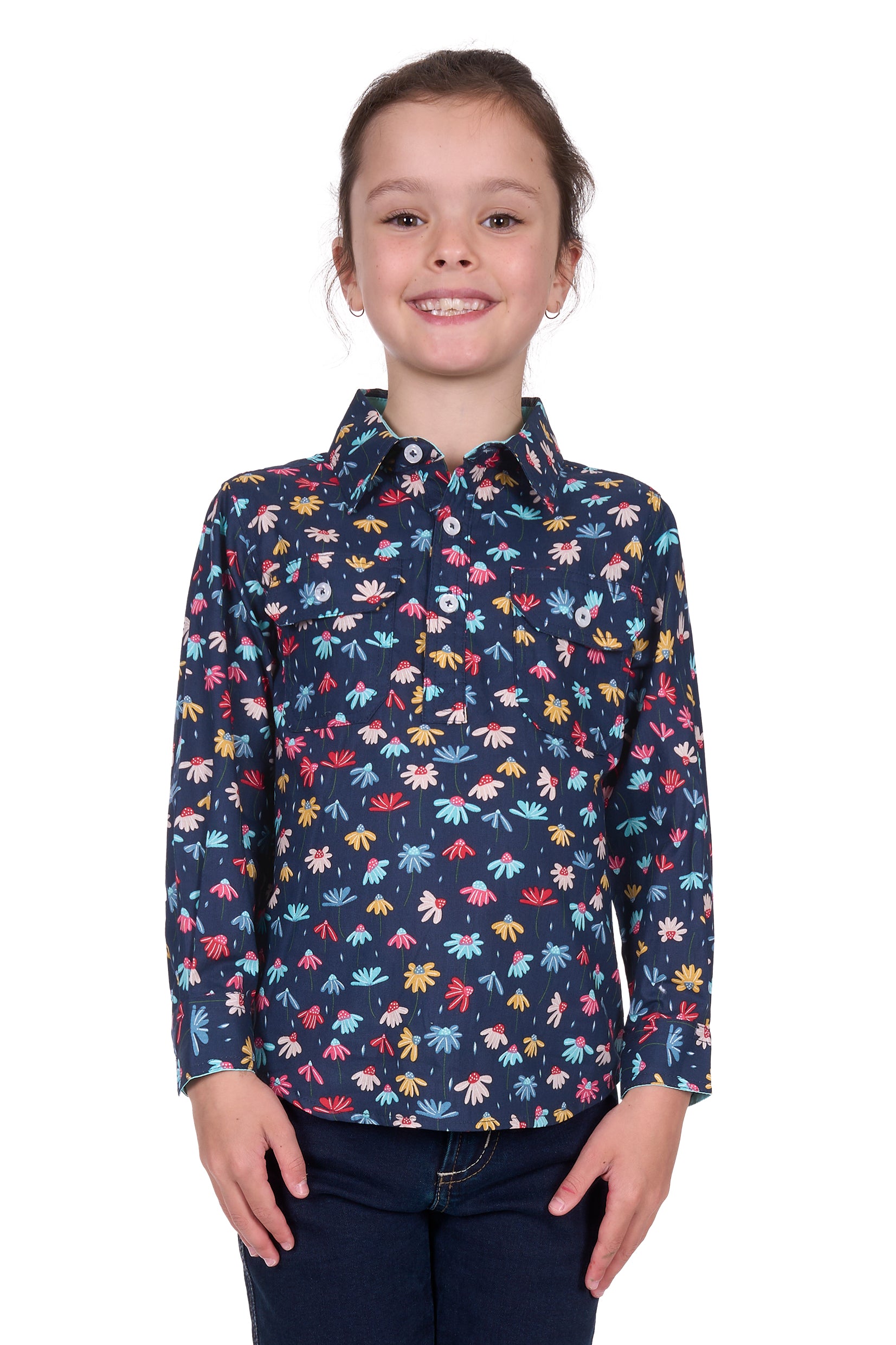 Hard Slog Kids Tori 1/2PLKT Shirt