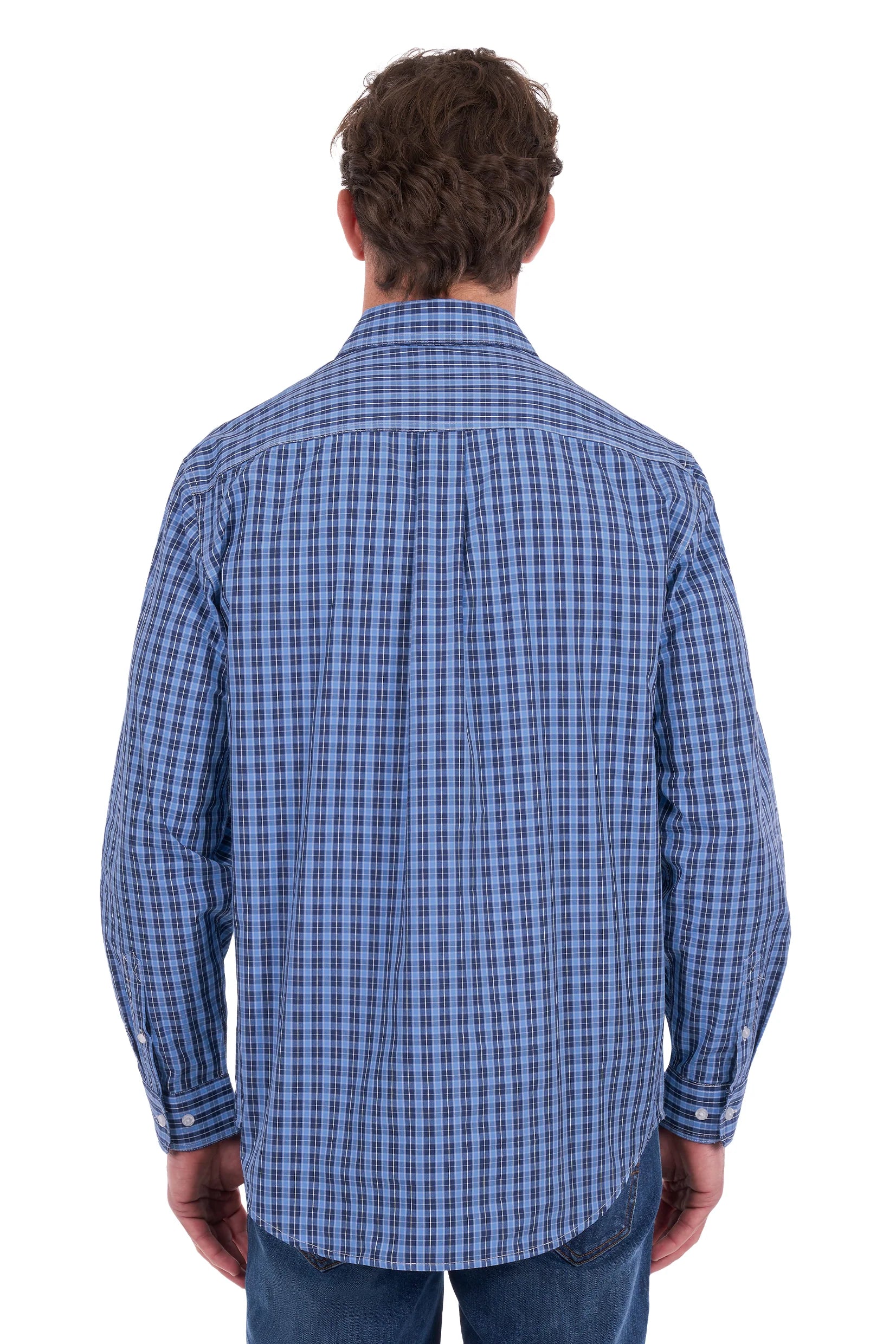 Hard Slog Mens Wyatt 1/2 Plkt Lond Sleeve Shirt