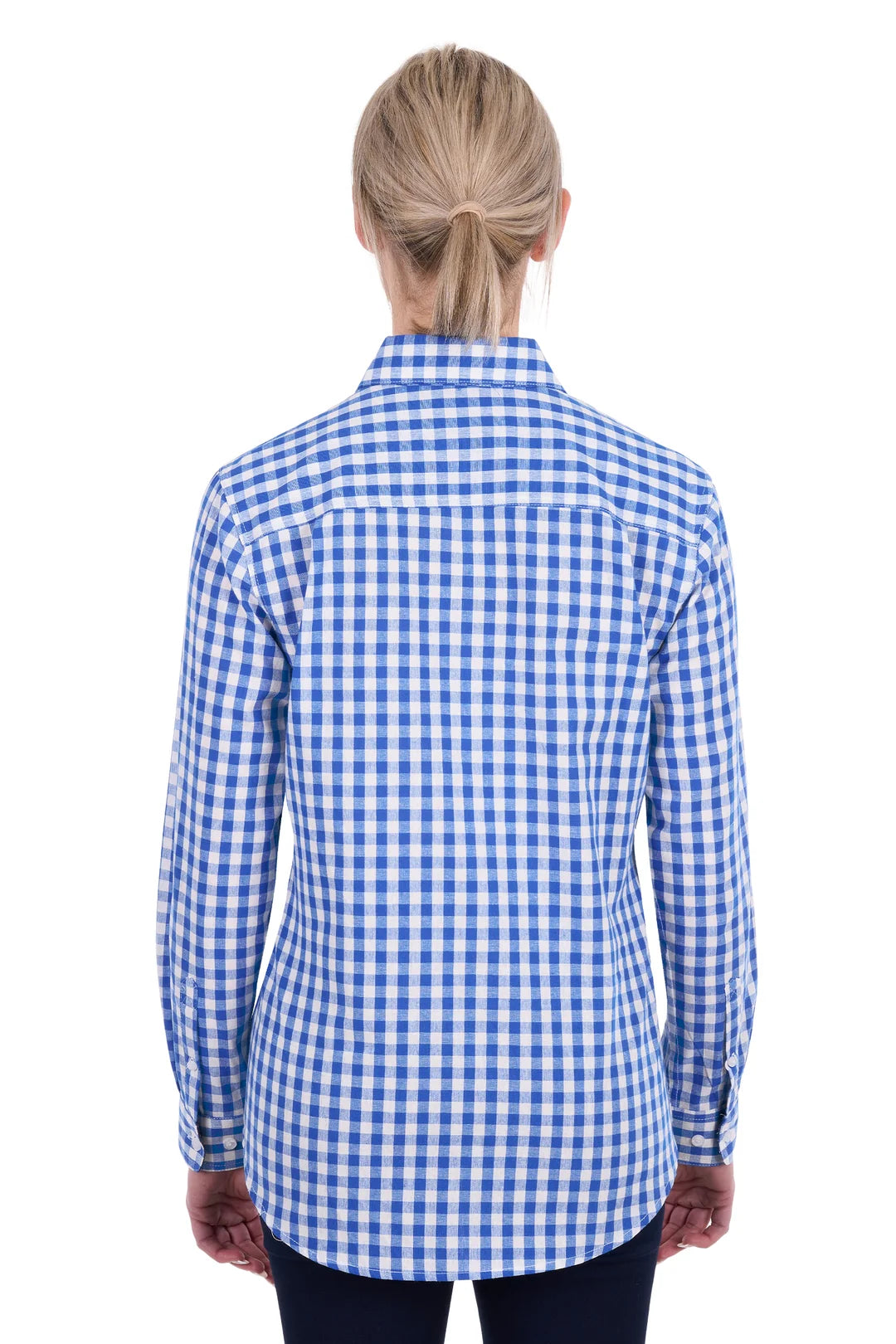 Womens Hard Slog Rowe Long Sleeve Shirt - Blue
