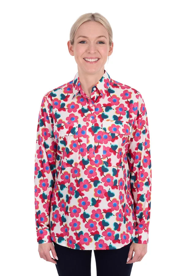Womens Hard Slog Work Shirt - Lorri Long Sleeve