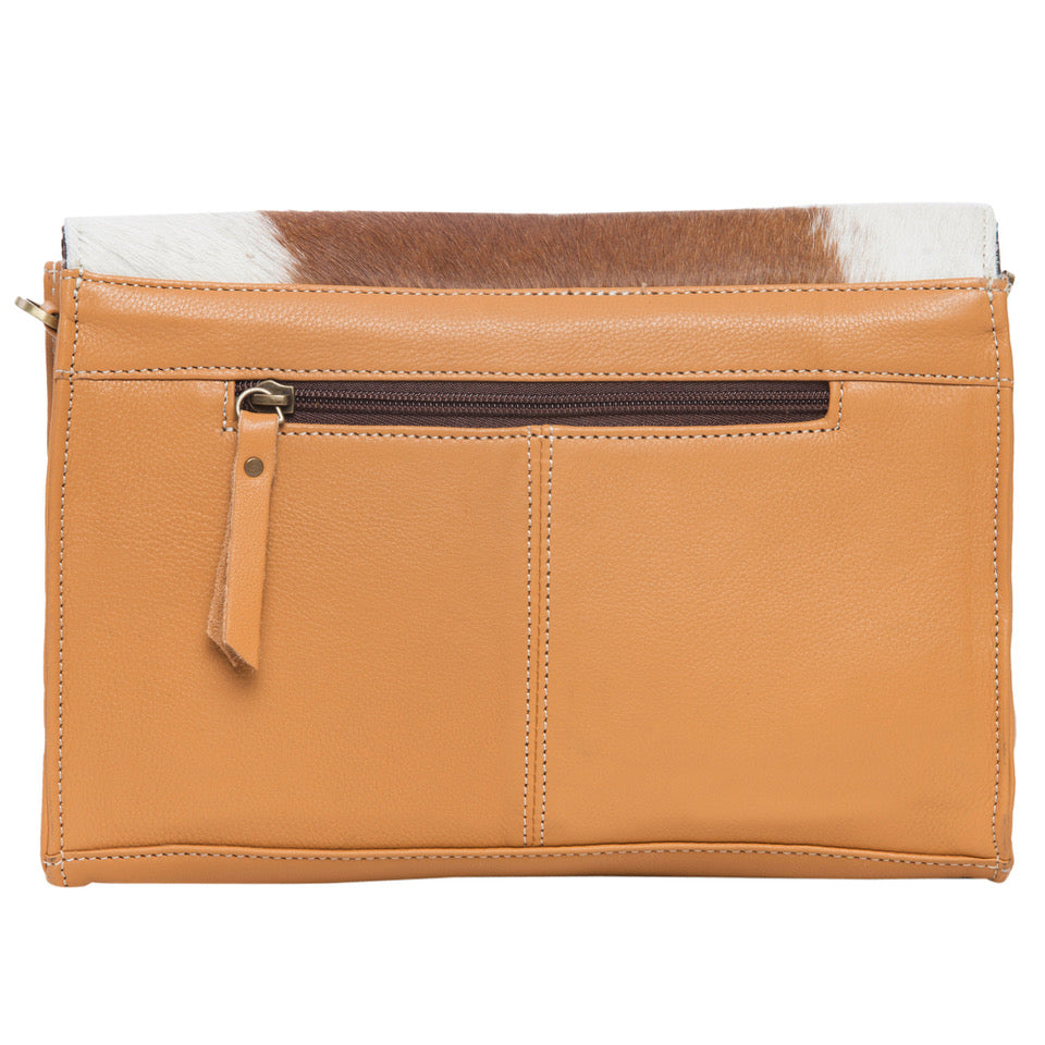 Tooling Leather Rectangular Flap Bag | Valencia