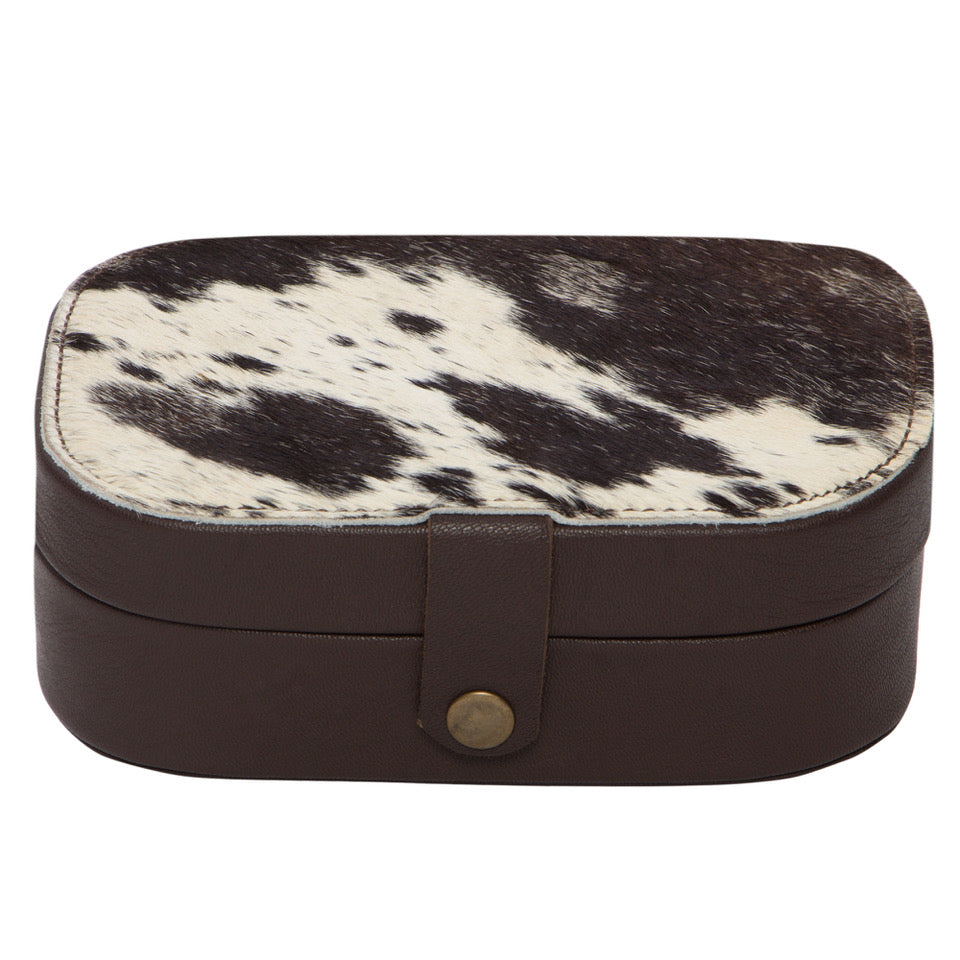 Cowhide Jewellery Box
