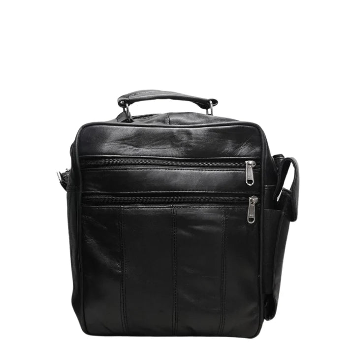 Black Sheepskin Crossbody Bag