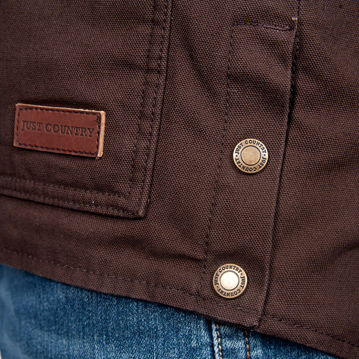 Men's - Just Country Diamantina Jacket Chocolate