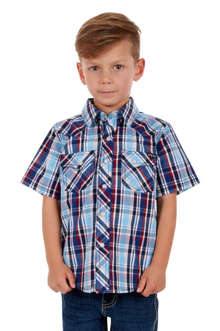 Pure Western Boys Logan SS Shirt