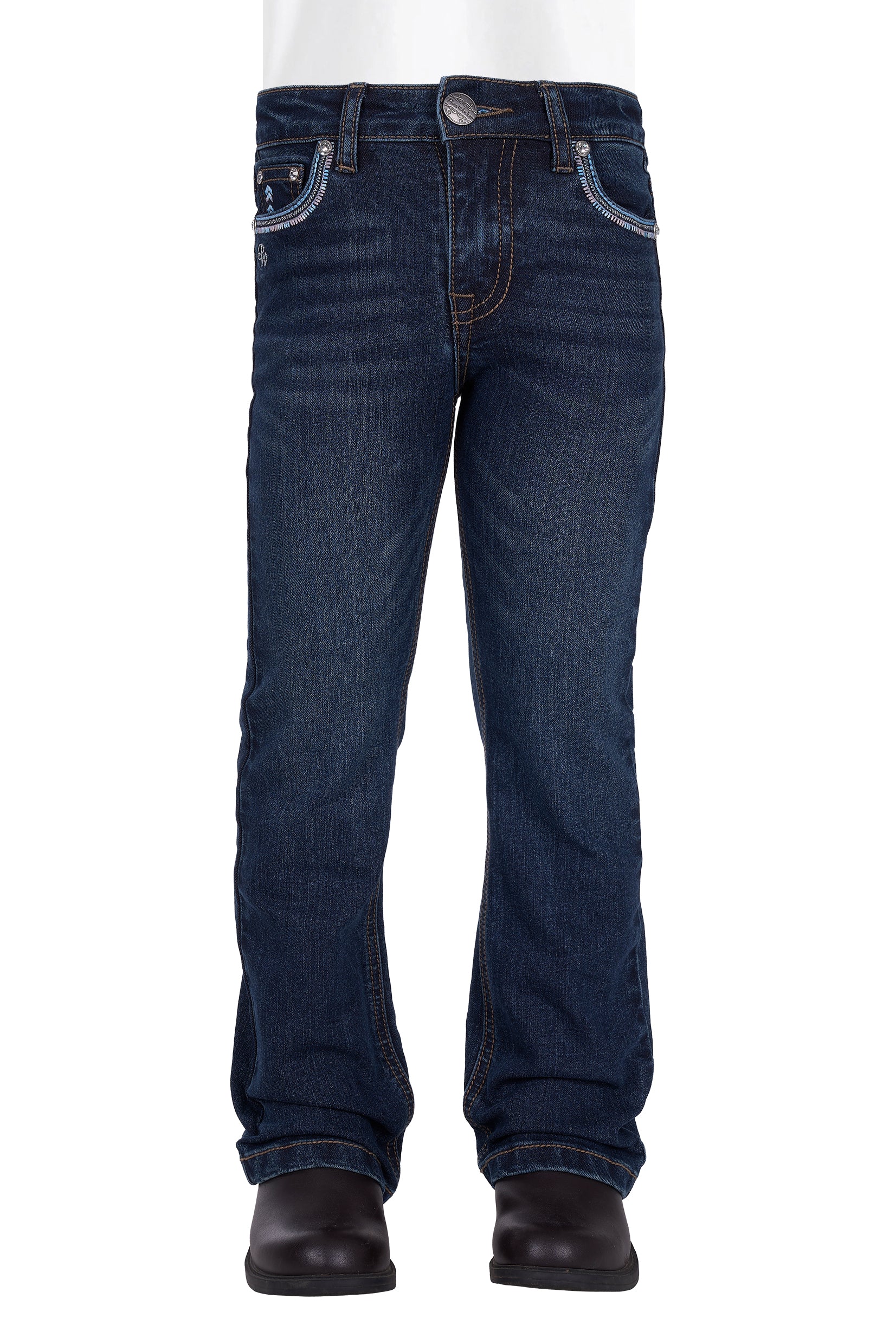 Pure Western Girls Pat Boot Cut Jean