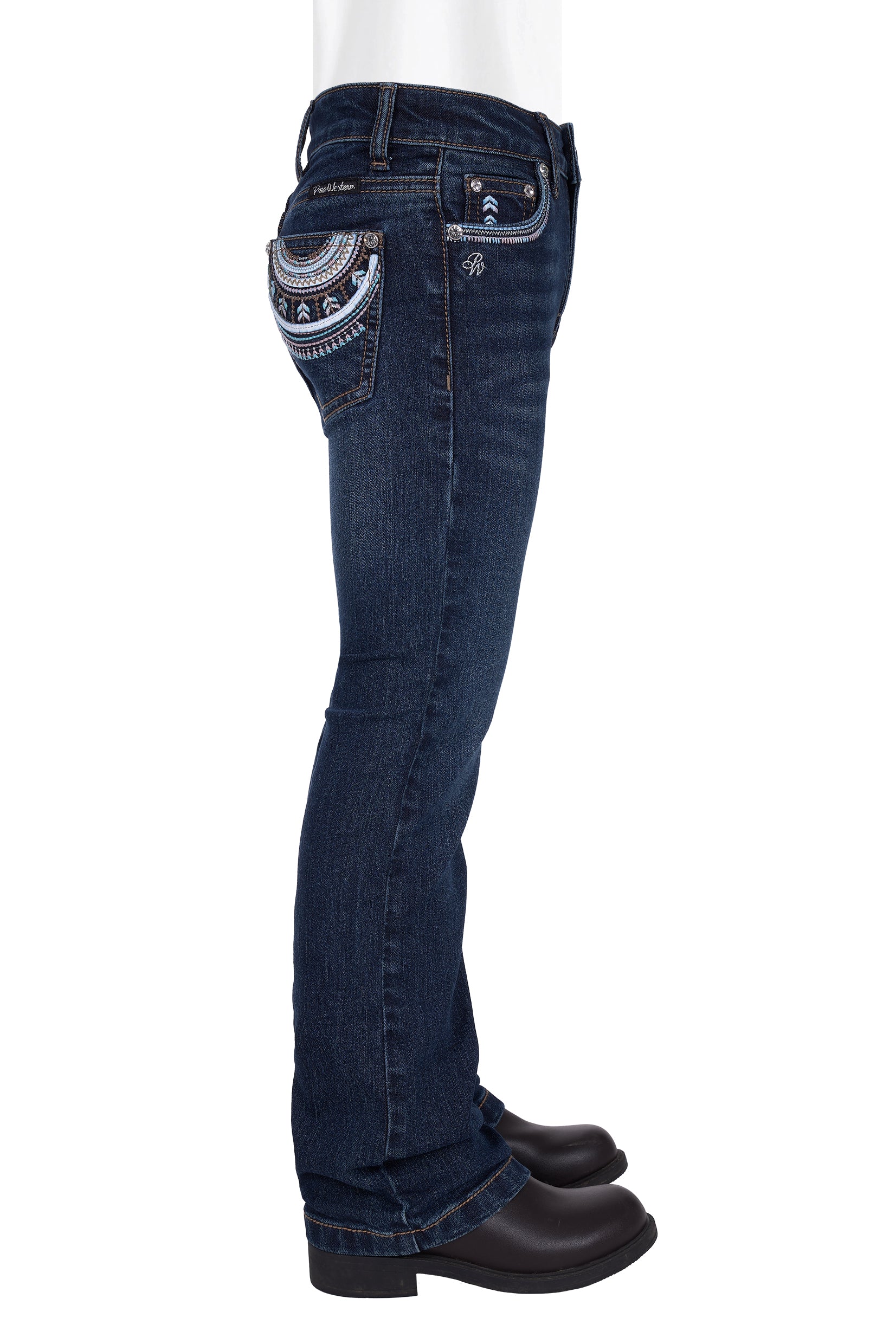 Pure Western Girls Pat Boot Cut Jean