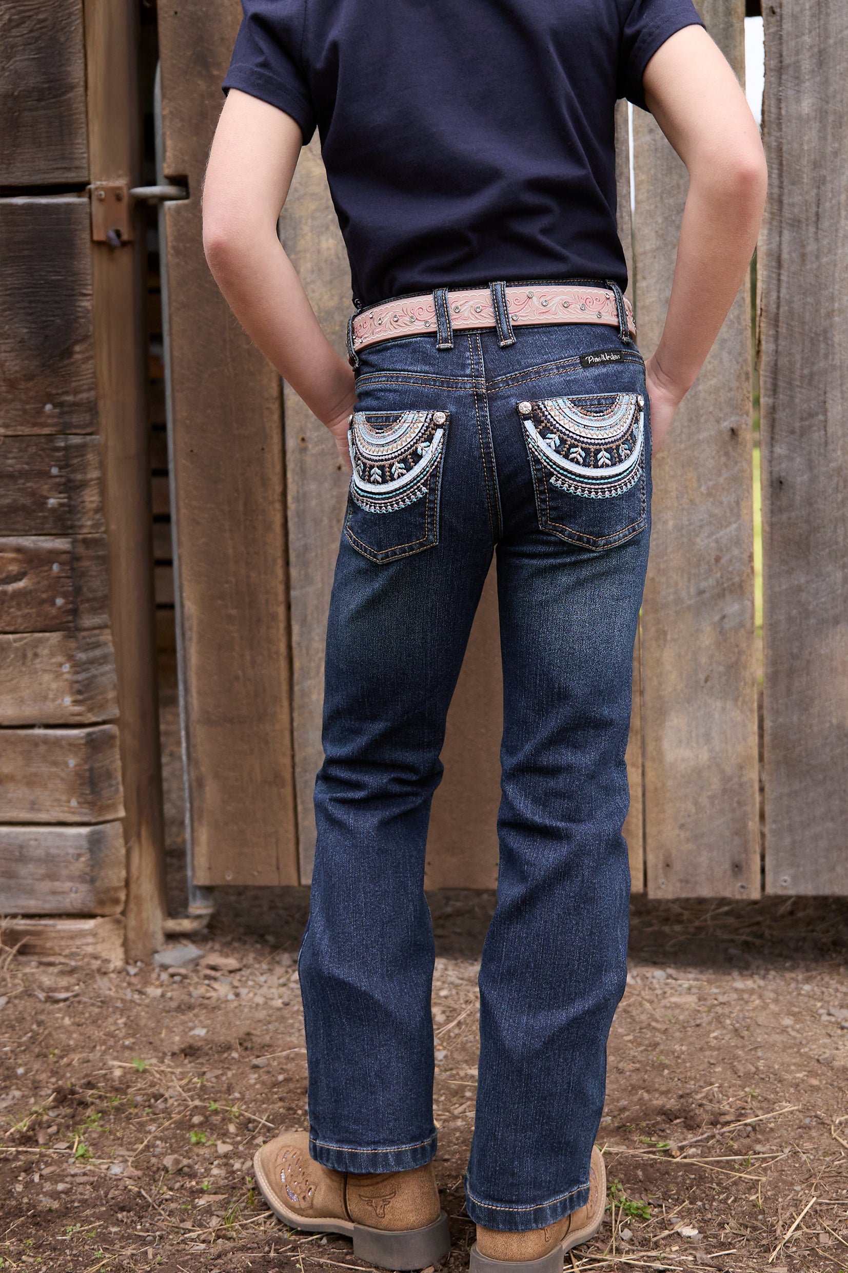 Pure Western Girls Pat Boot Cut Jean