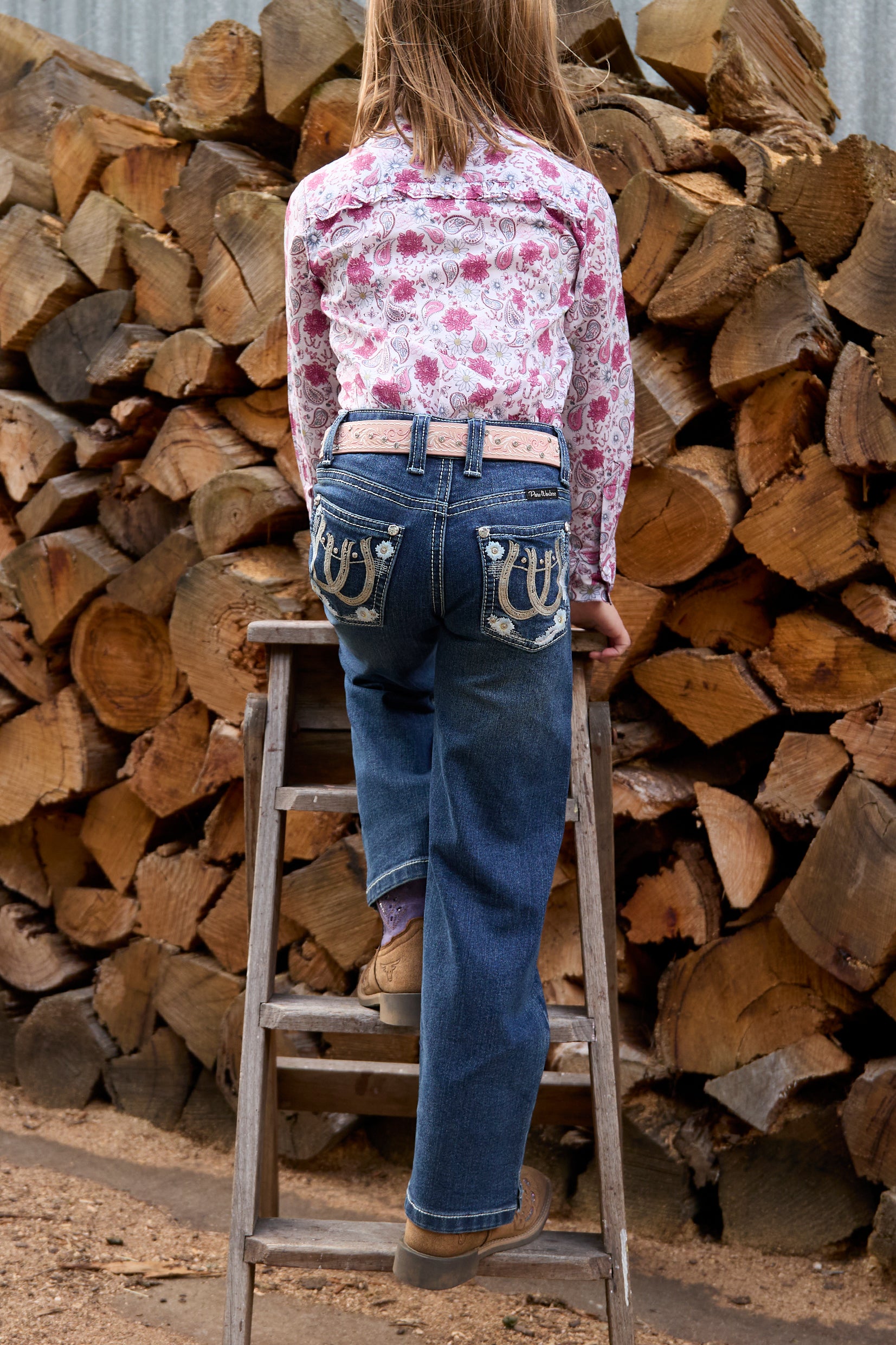 Pure Western Girls Louisa Straight Leg Jean