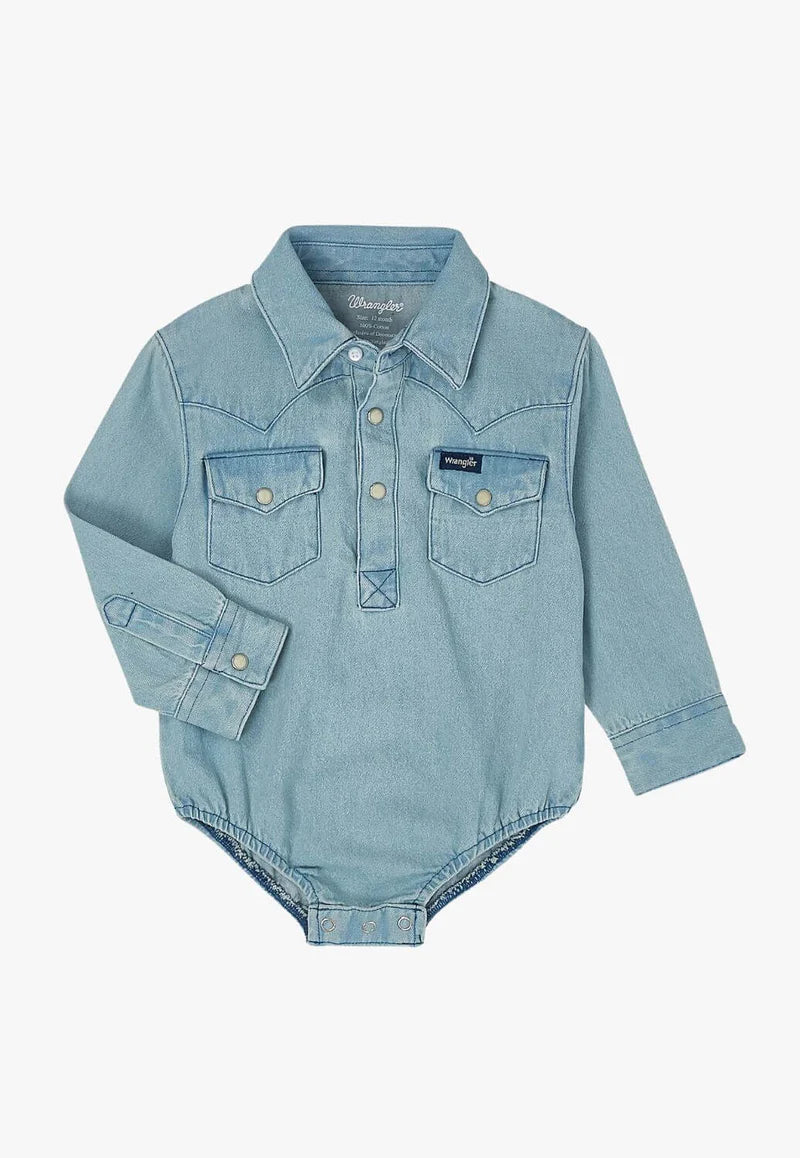 Wrangler Baby Western Long Sleeve Body Suit