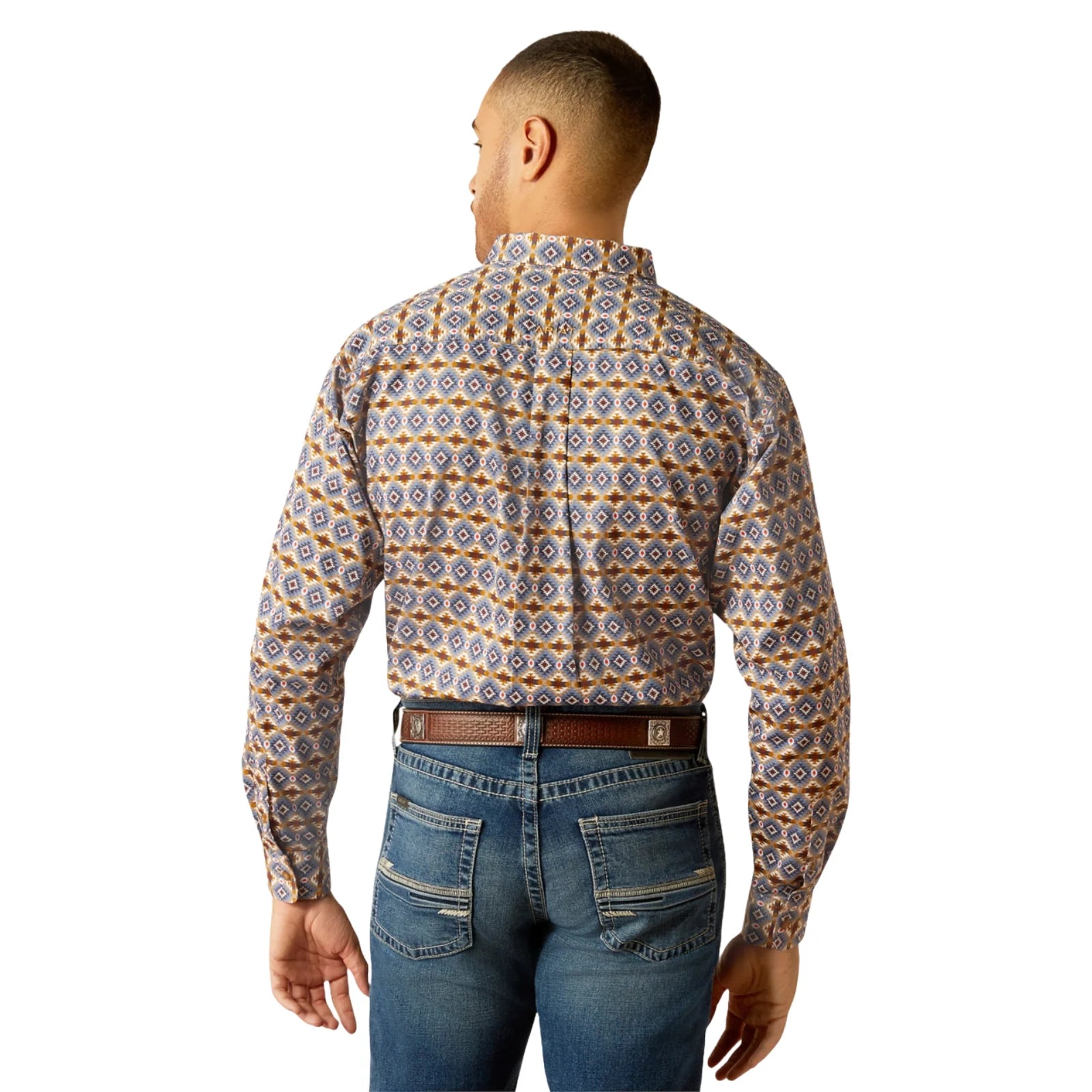 Ariat Mens Tennessee L/S Shirt Blue