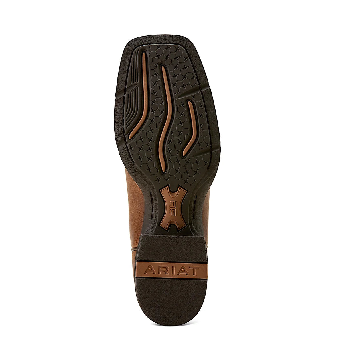 Ariat Women's Round Up Remuda Wide Square Toe Western Boot - Aged Tan